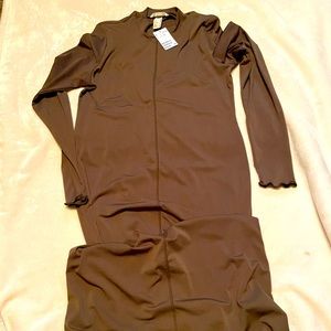 Midi mock neck dress